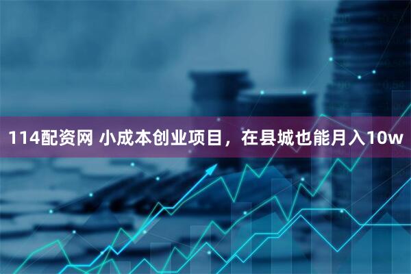 114配资网 小成本创业项目，在县城也能月入10w